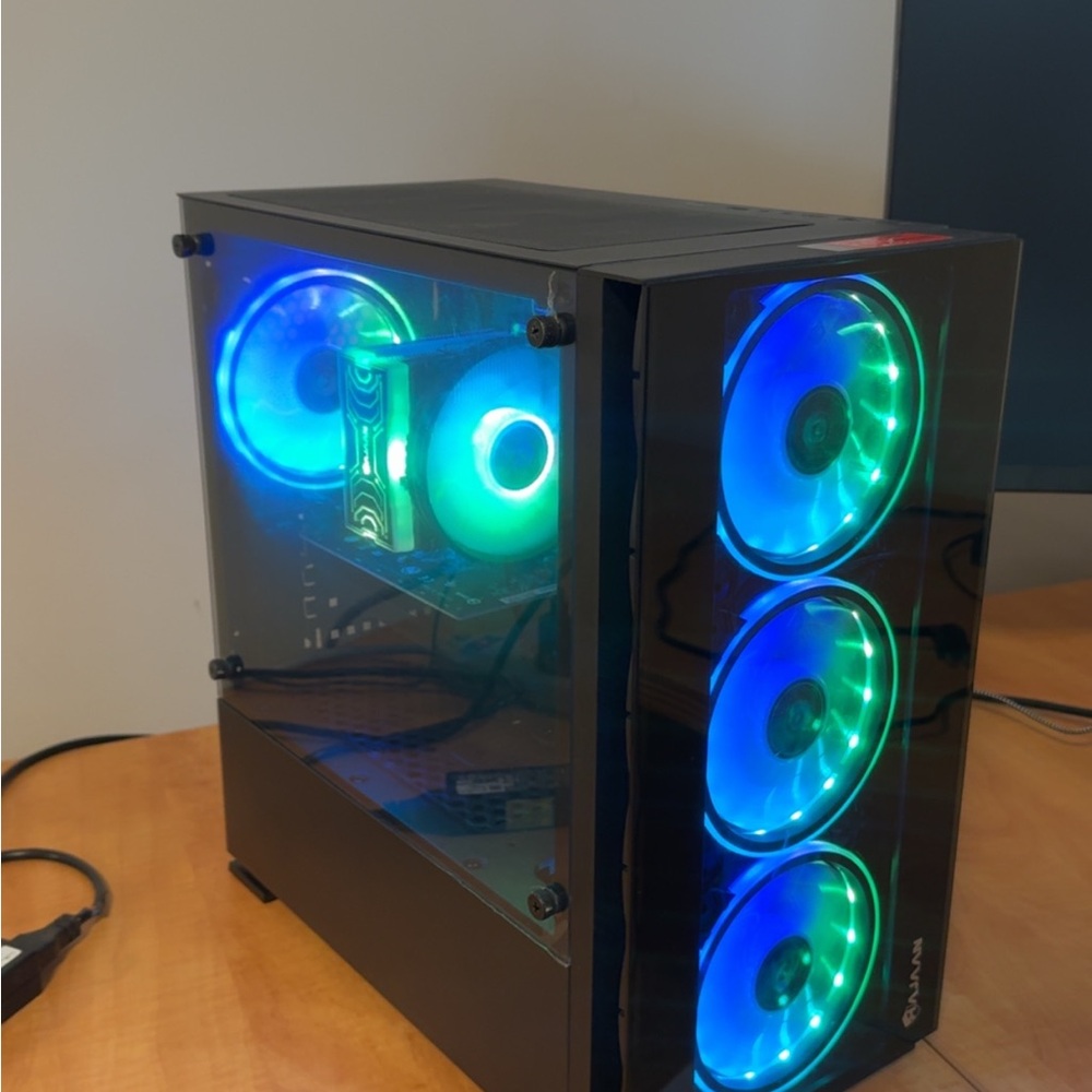 Gaming PC with RGB Lighting